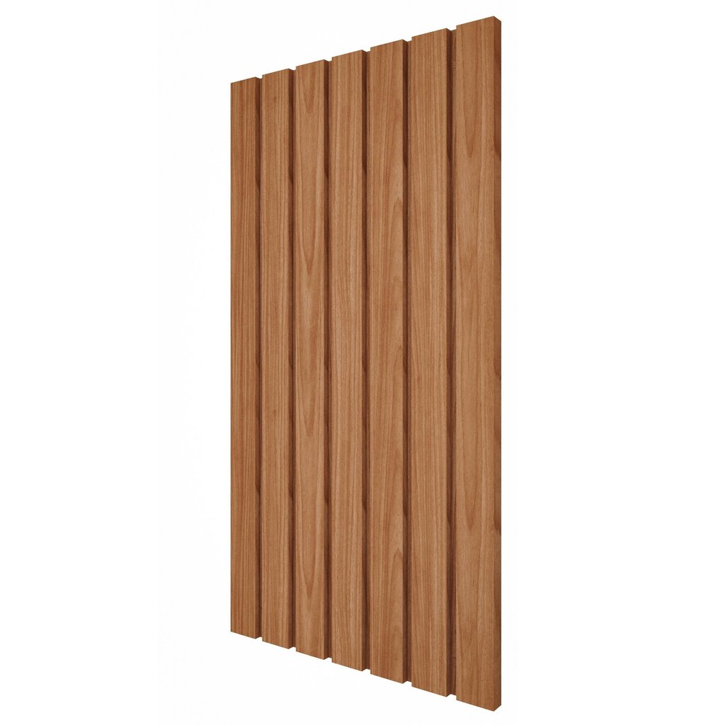 Painel Ripado 60cm Espresso Móveis Marrom/Freijó Freijó