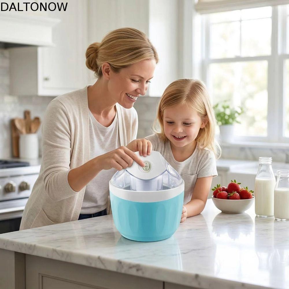 Sorveteira Elétrica DALTONOW , Sorvete De Design Portátil Com Capacidade De 500ml | Iogurte Congelado Elétrico Doméstico