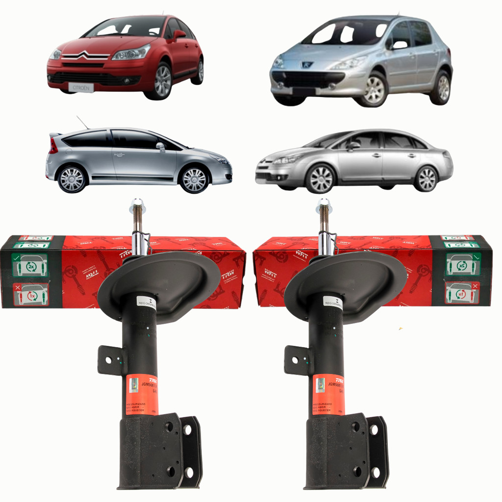 Par Amortecedor Dianteiro Trw C4 Pallas Peugeot 307
