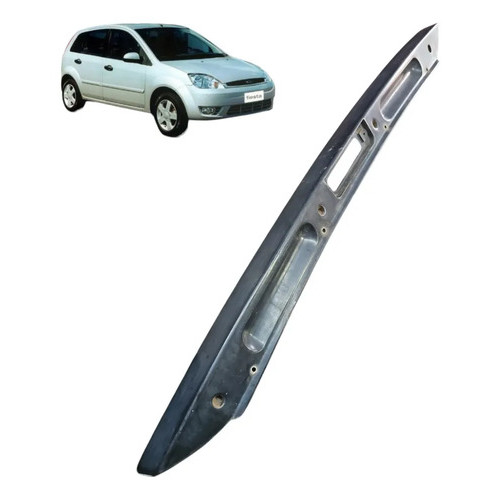 Moldura Friso Tampa Traseira Original Ford Fiesta 2003 2007 Prata