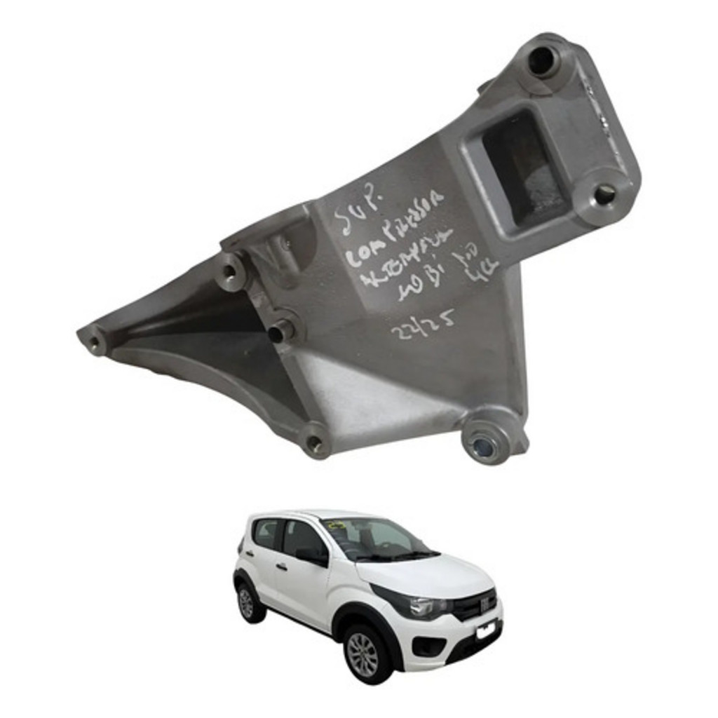 Suporte Alternador Compressor Fiat Mobi 2017 A 2025 Original