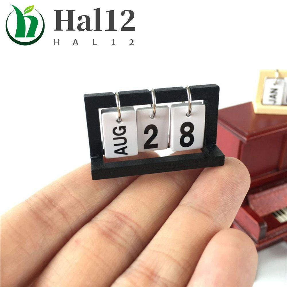 HALB Mini Calendário , Decoração Criativa De Mesa De Escritório Pequena , Bonecos De Modelo Engraçado De Quarto