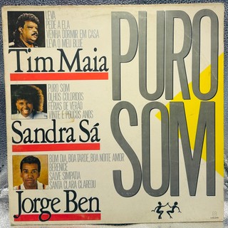 Lp - Tim Maia, Sandra de Sá e Jorge Ben - Puro Som