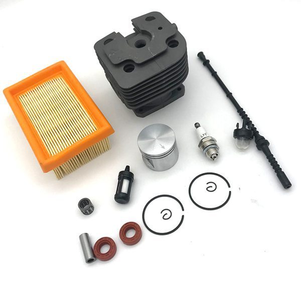 Adequado para cortador de grama STIHL FS450: cilindro, pistão, tubo de combustível, vela de ignição, rolamento de agulha