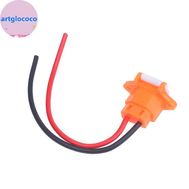 Artglococo E-bike Scooter Conector De Bateria Plug Três Carregamento Vertical Soet Com Fios 12AWG Cabo Para 36V 48V Univ