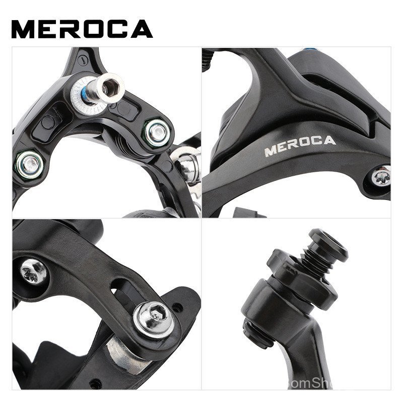 Pequeno freio C de bicicleta, tipo caliper, composto, com volante C e roda C, caliper de liga de alumínio para bicicleta