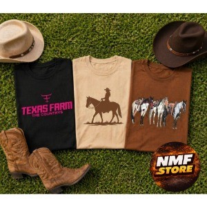KIT 3 CAMISETAS 100% ALGODÃO FEMENINA COUNTRY TEXAS BLUSAS RODEO CAVALGADA BOIADEIRA LANÇAMENTO