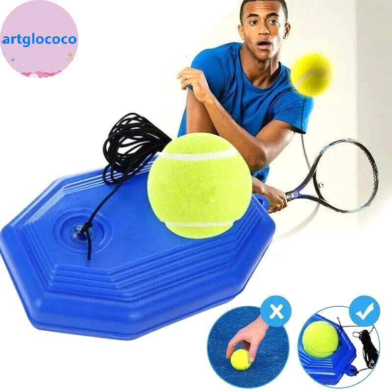 Artglococo Portátil Solo Tênis Trainer Rebote Bola De Com Corda Auto Prática Ferramenta De Treinamento Para Adultos Cria