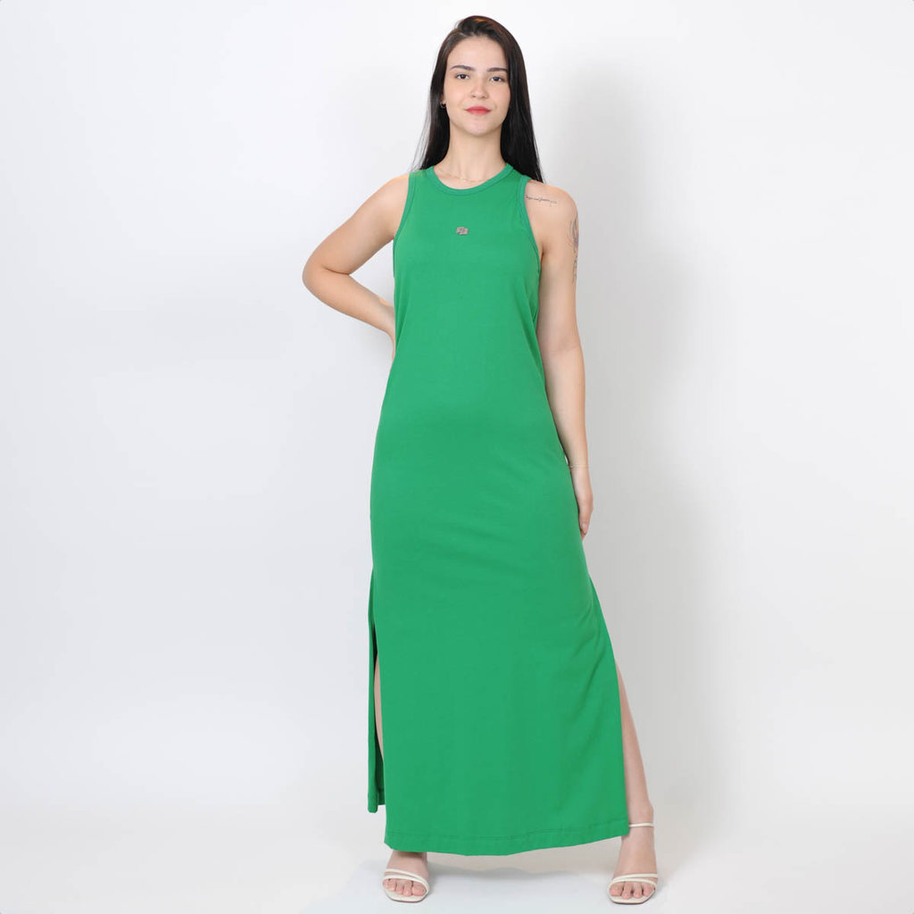 Vestido Colcci Midi Comfort Verde - Feminino
