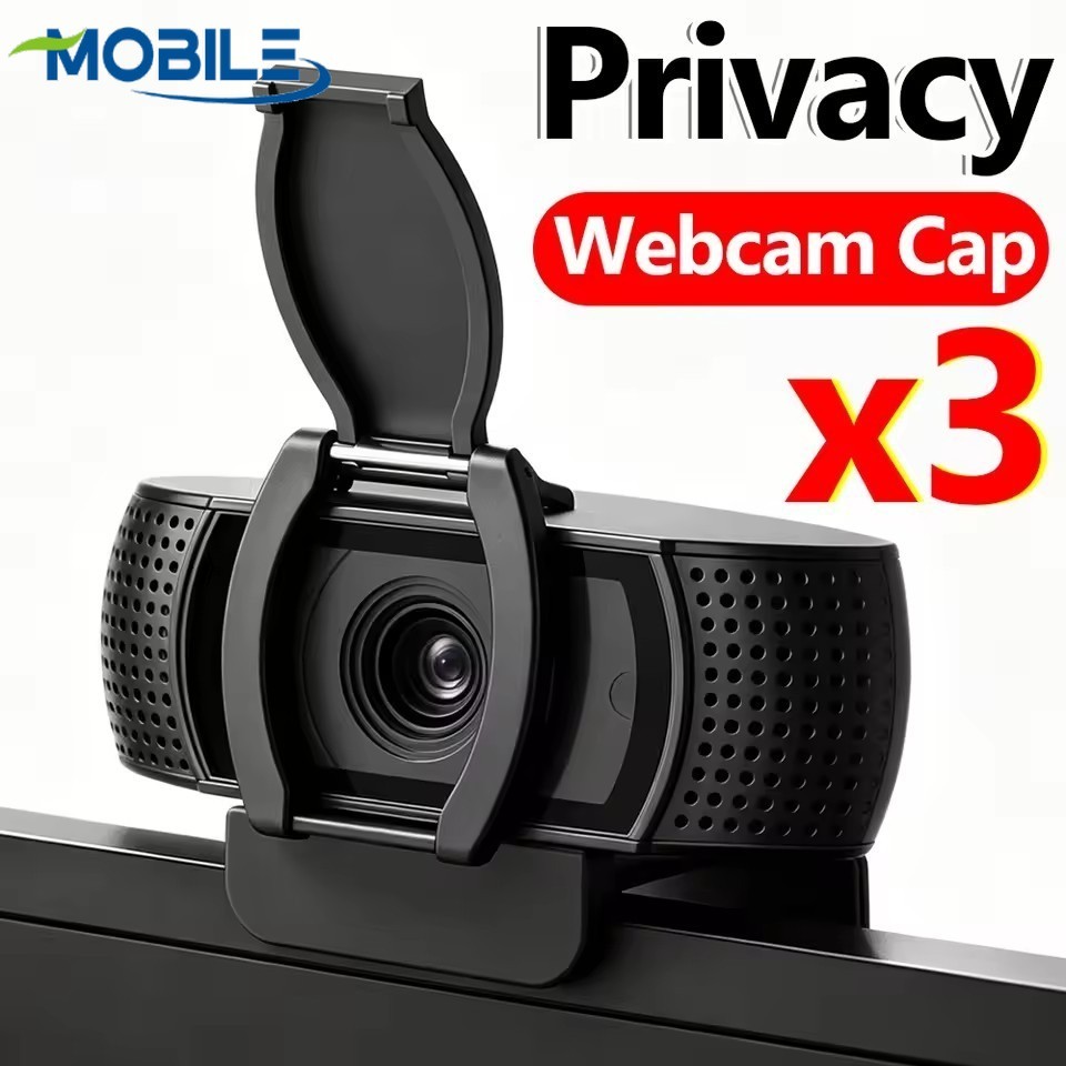 Capa De Privacidade Para Lente De Webcam Reuniões on-Line De Trabalho Remoto | Encaixe Tipo Flip Se Encaixa Em Plástico 