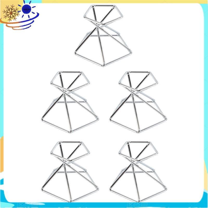 [Le's Shop] Pacote Com 5 Suportes Para Plantas De Ar Tillandsias Display Recipiente Purificação Suporte Samambaia