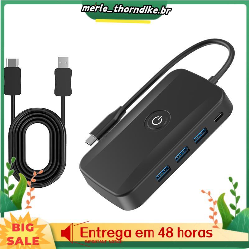 Lançador De Tela Sem Fio USB 3.0 Telefone De Computador PD100W Carregador Rápido Docking Station Type C