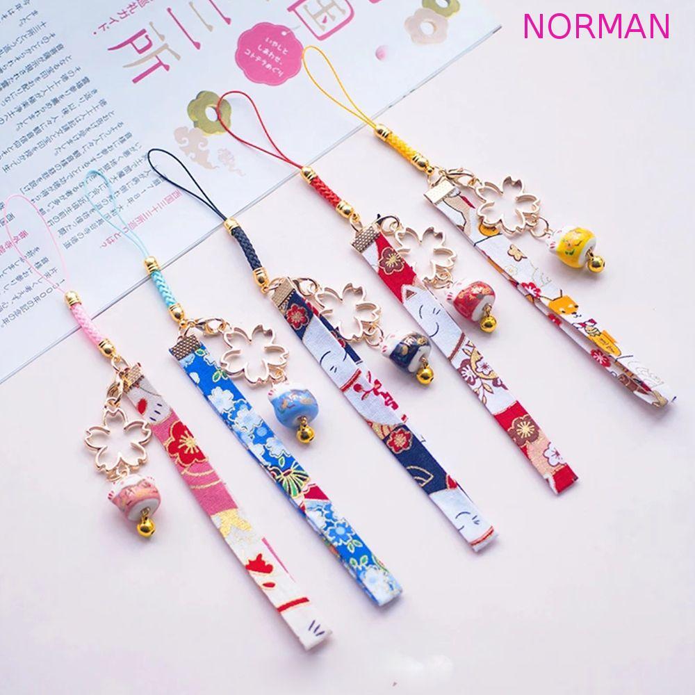 NORMAN Estilo Japonês Pingente Decoração Saco Exclusivo Pendente Sorte Cerâmica Bonito Crianças Carro Chaveiro