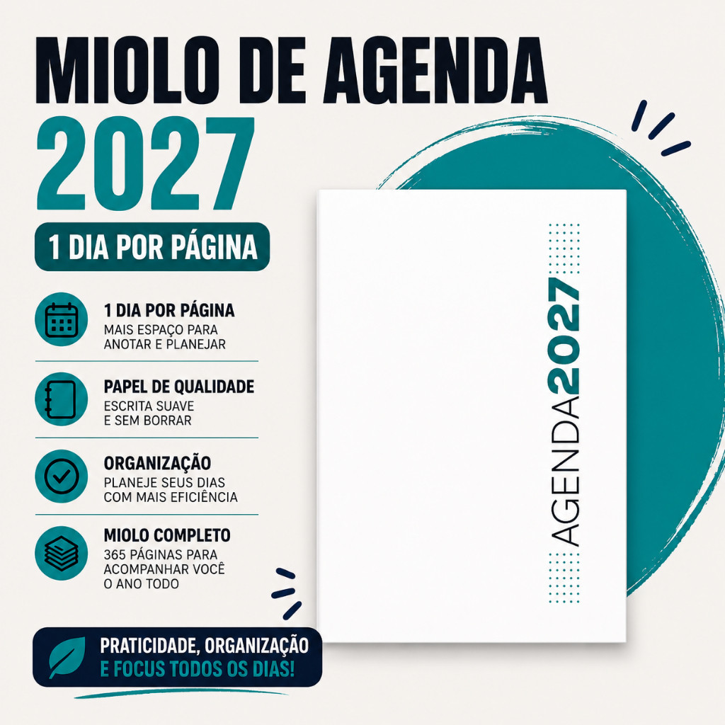 Miolo Agenda 2027 Planejamento Diário Organização e Produtividade