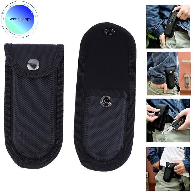 GentleHappy Multifuncional Dobrável Alicate Saco De Armazenamento Facas Dobráveis Bolsa Caso Cintura Pa Lanterna Capa Pr