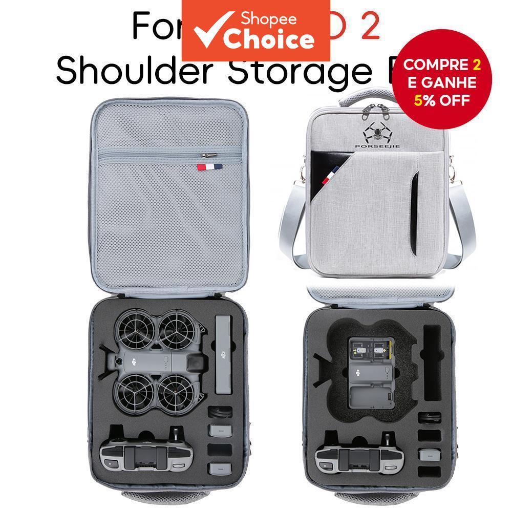  Bolsa Portátil de Ombro Único Para DJI Neo 2 RC N3 Bolsa de Armazenamento para Controle Remoto Mochila Bolsa de Mão