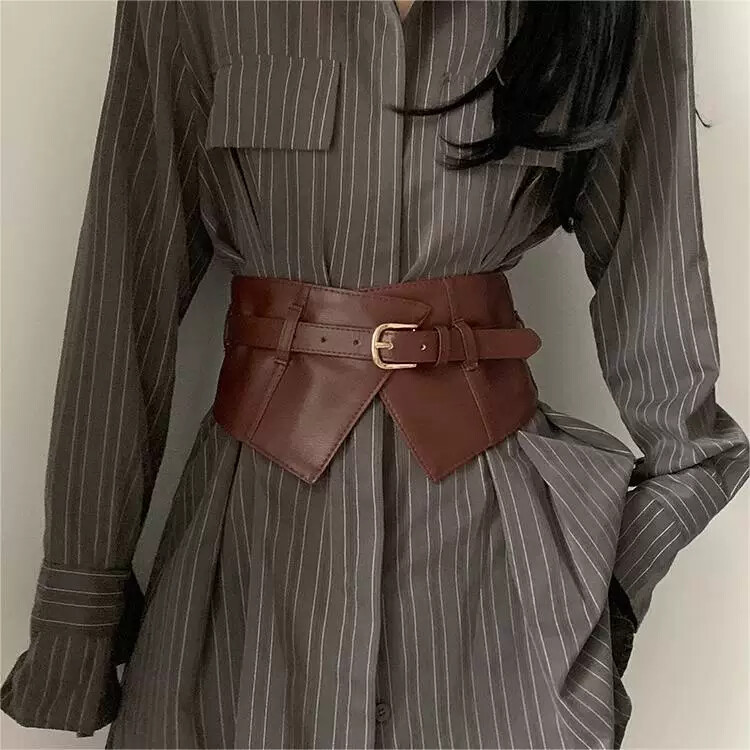 Cinto largo feminino 2025 novo cinto vestido decorativo de alta qualidade com Blazer suéter Ni casaco