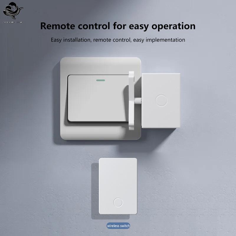 PFG Controlador De Casa Sem Fio Interruptor Liga/Desliga Ferramenta Empurrador Botão Automático Inteligente USB Recarreg