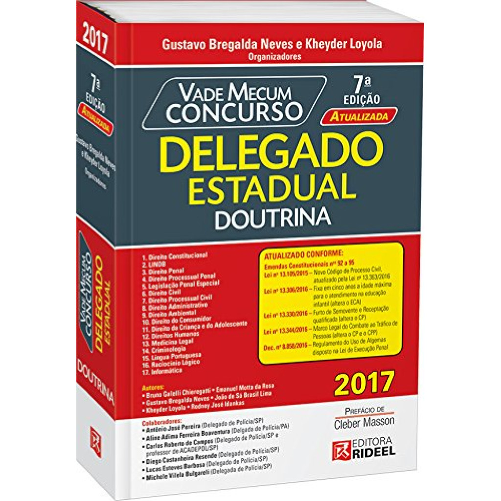 Vade Mecum Concurso: Delegado Estadual - Doutrina