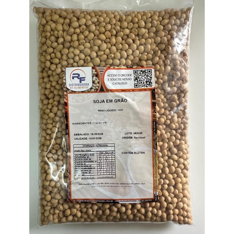 Soja em Grãos Premium - 1kg em Oferta na Shopee