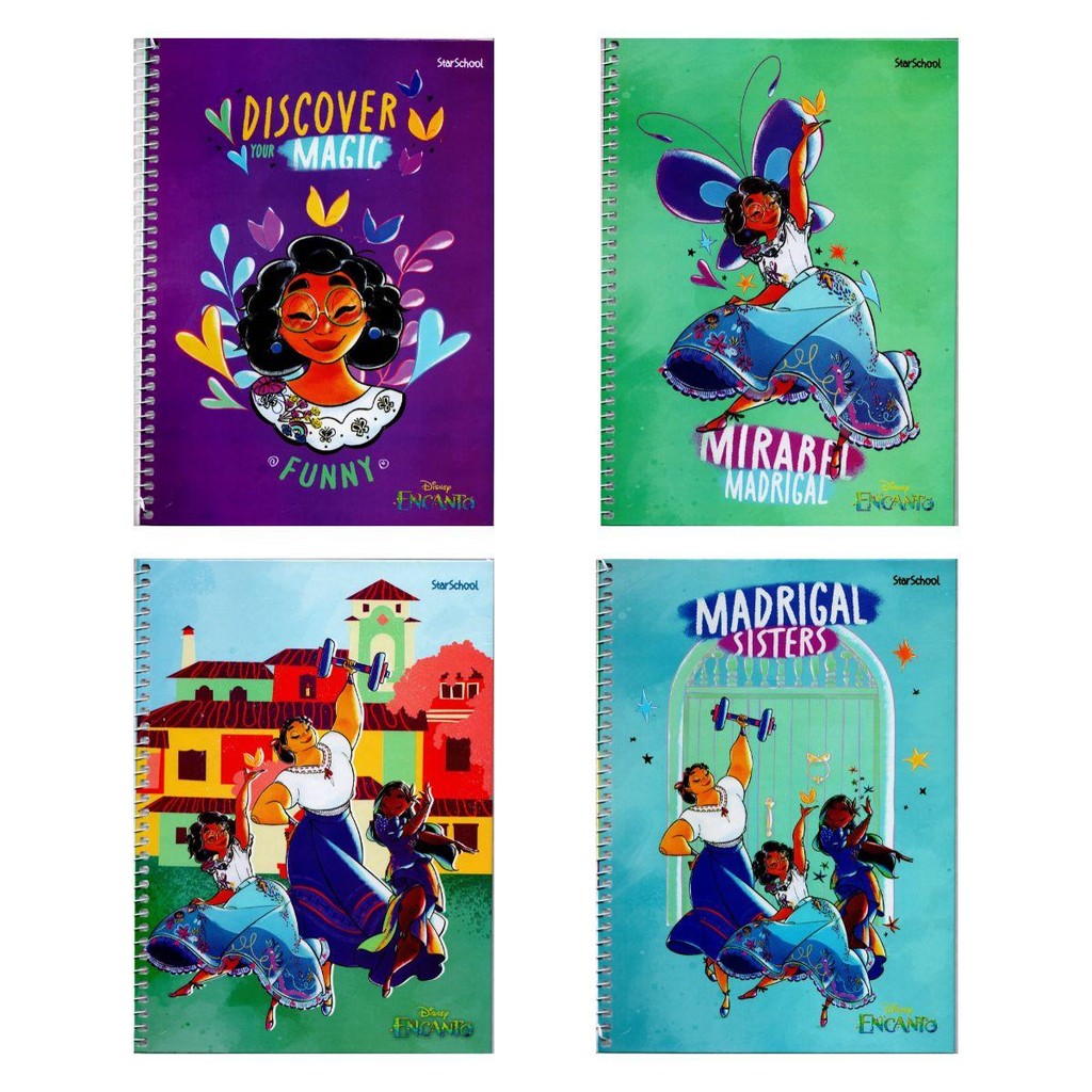 Caderno 1 Matéria Encanto 80 Folhas Star School - JANDAIA em Oferta na Shopee