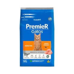 Ração PremieR Ambientes Internos gatos adultos frango 500gr