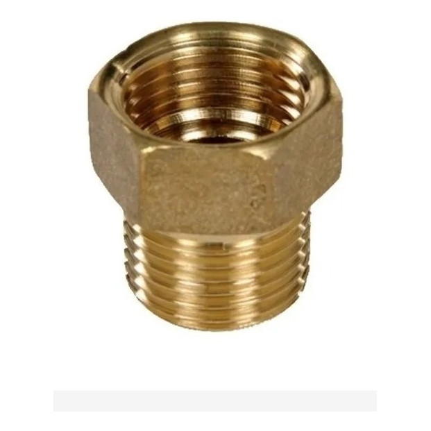 Extensor Aumento Prolongador Curto Rosca 1/2'' Ponto D'água Cor Dourado