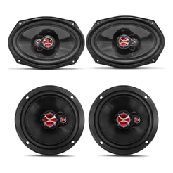 Kit Fácil Alto Falante 6 E 6x9 Polegadas 260w Rms - Kf.001