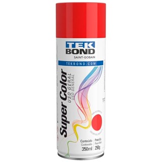 Tinta Spray Tekbond Uso Geral Vermelho 350ml em Oferta na Shopee