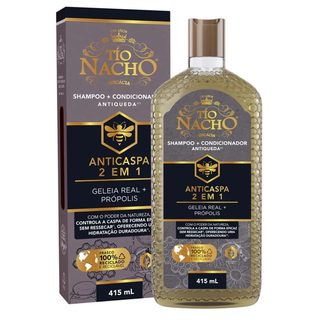 Tio Nacho anticaspa 2 em 1 em Oferta na Shopee