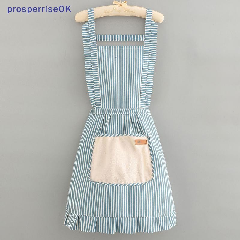 [newpros] 1Pc Avental Simples Sem Mangas Cozinha Doméstica De Poliéster Com Bolso Proteção De Roupas Para Barbeiro Pinto em Oferta na Shopee
