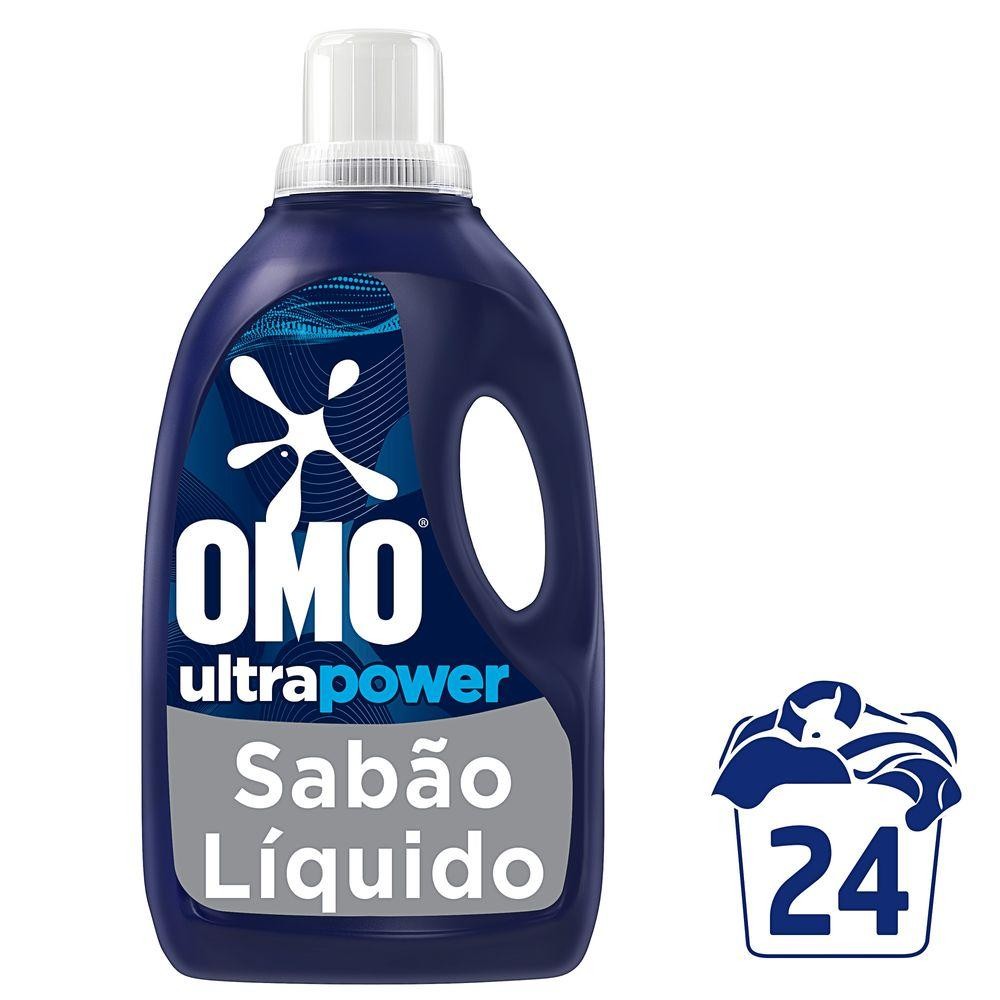 Lava-Roupas Líquido Omo Ultra Power 1,8l em Oferta na Shopee