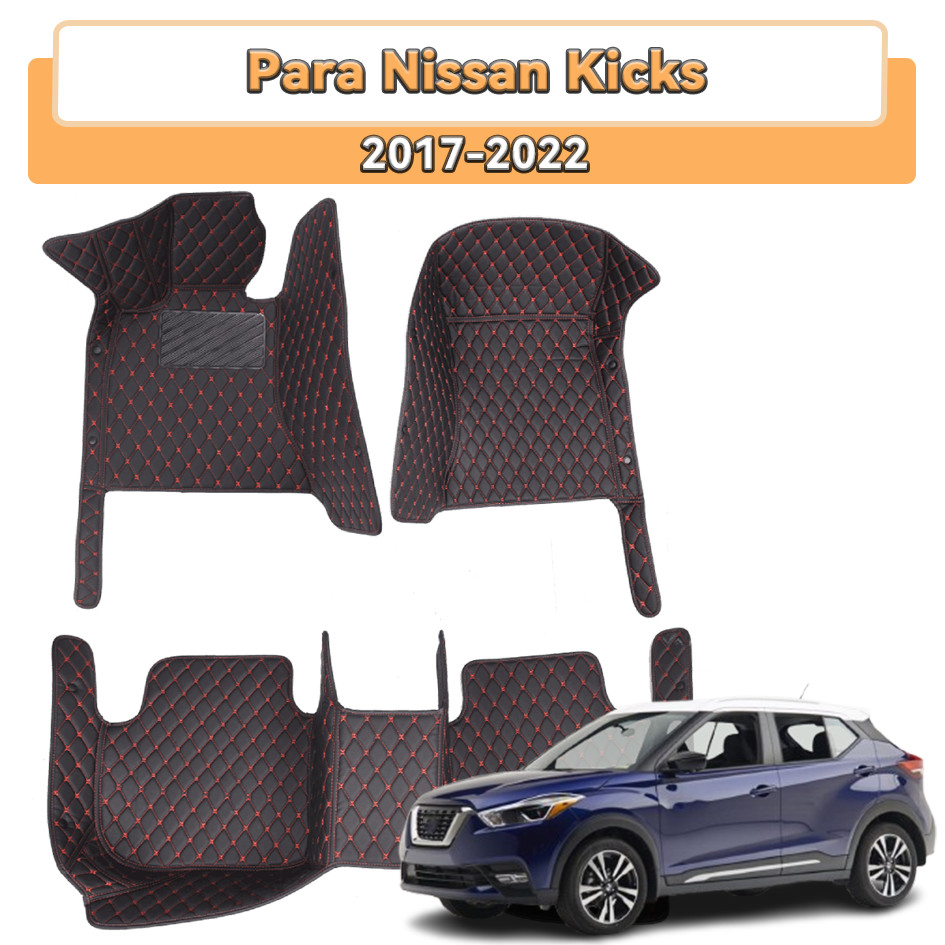 Tapetes De Carro 3D Para Nissan Kicks 2017 2018 2019 2020 2021 2022 .