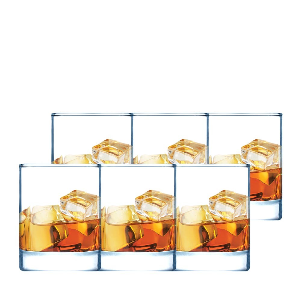 Jogo de Copo de Vidro Island Baixo 6pcs, 300ml - Luminarc