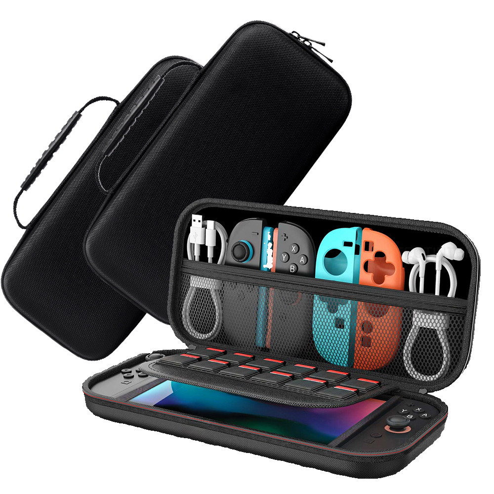 Sacos de Armazenamento para Console de Jogos Nintendo Switch 2/Origem/OLED, Bolsa de Transporte à Prova de Choques