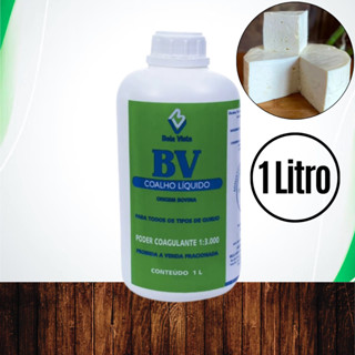 Coalho Líquido Bela Vista 1L Coagulante Pepsina p/ queijo Minas frescal canastra requeijão em Oferta na Shopee