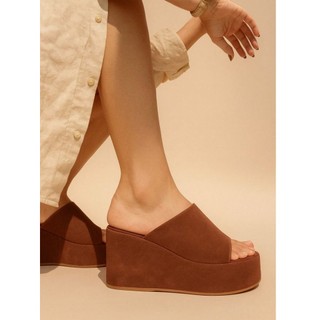 Tamanco  Feminino  PLATAFORMA - CAMURÇA - Ketty