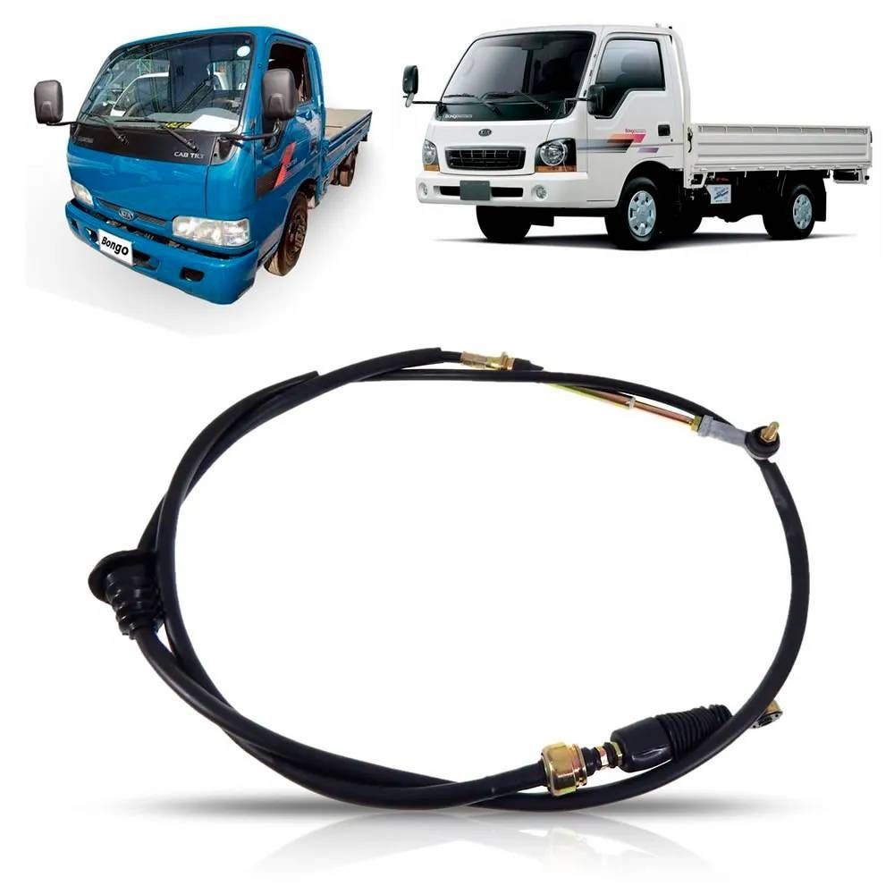 CABO SELETOR MARCHA BONGO K2700 1998 A 2004 PRETO - (244 CM)