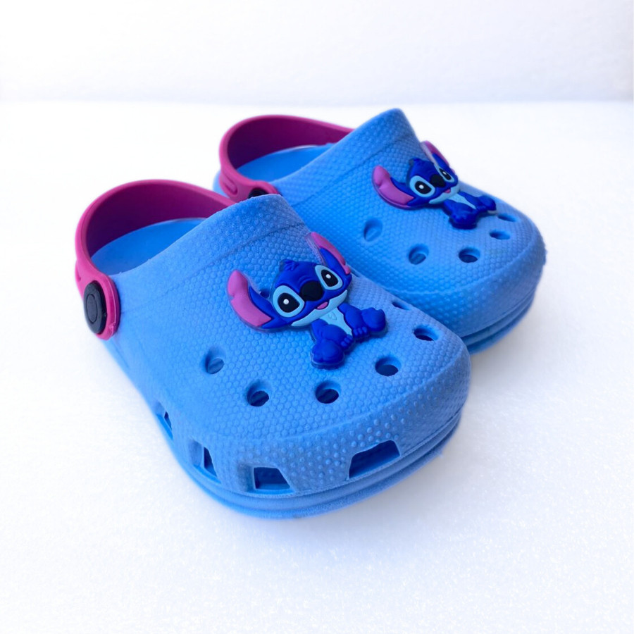Sandalia babuche papete menina infantil stitch em Oferta na Shopee