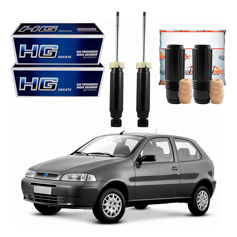 Kit Amortecedor Traseiro, Palio 1.0 1.3 1.8 2001 A 2004 em Oferta na Shopee