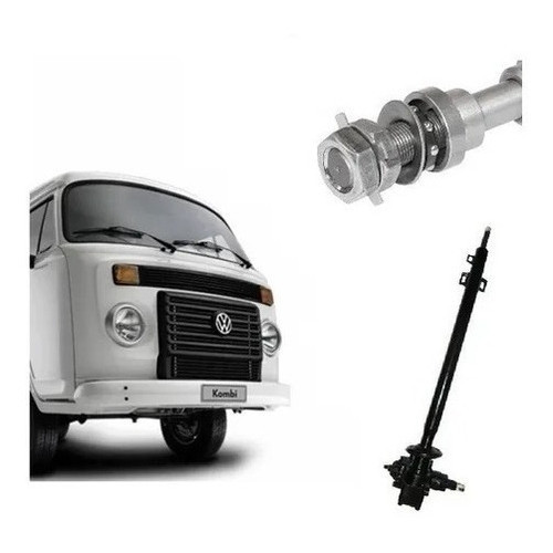 Caixa Direção Kombi 1.4 Flex Roletada Semi Hidráulica  COM PINO 1990 ATE 1996