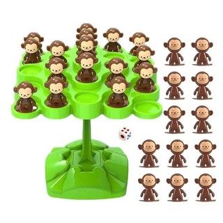 Brinquedo de Macaco de Equilíbrio Jogo de Tabuleiro Montessori Brinquedo de Matemática Interativo Adequado para Crianças