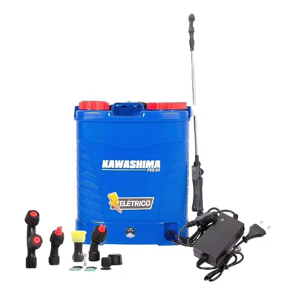 Pulverizador Costal Elétrico A Bateria 20lt Peg-20 Kawashima