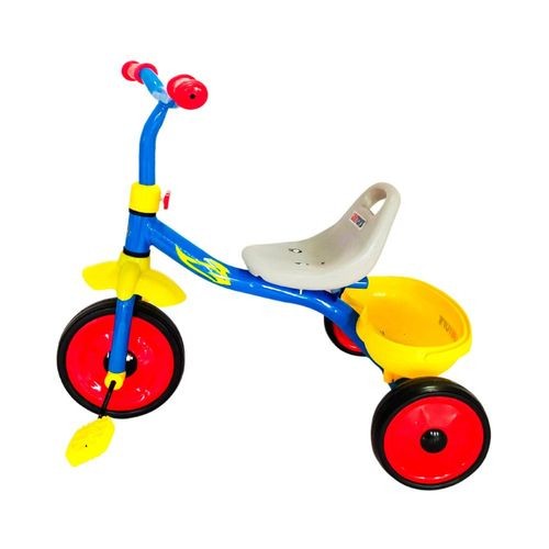 Triciclo Infantil Azul Passeio Seguro Divertido Confortavel Resistente