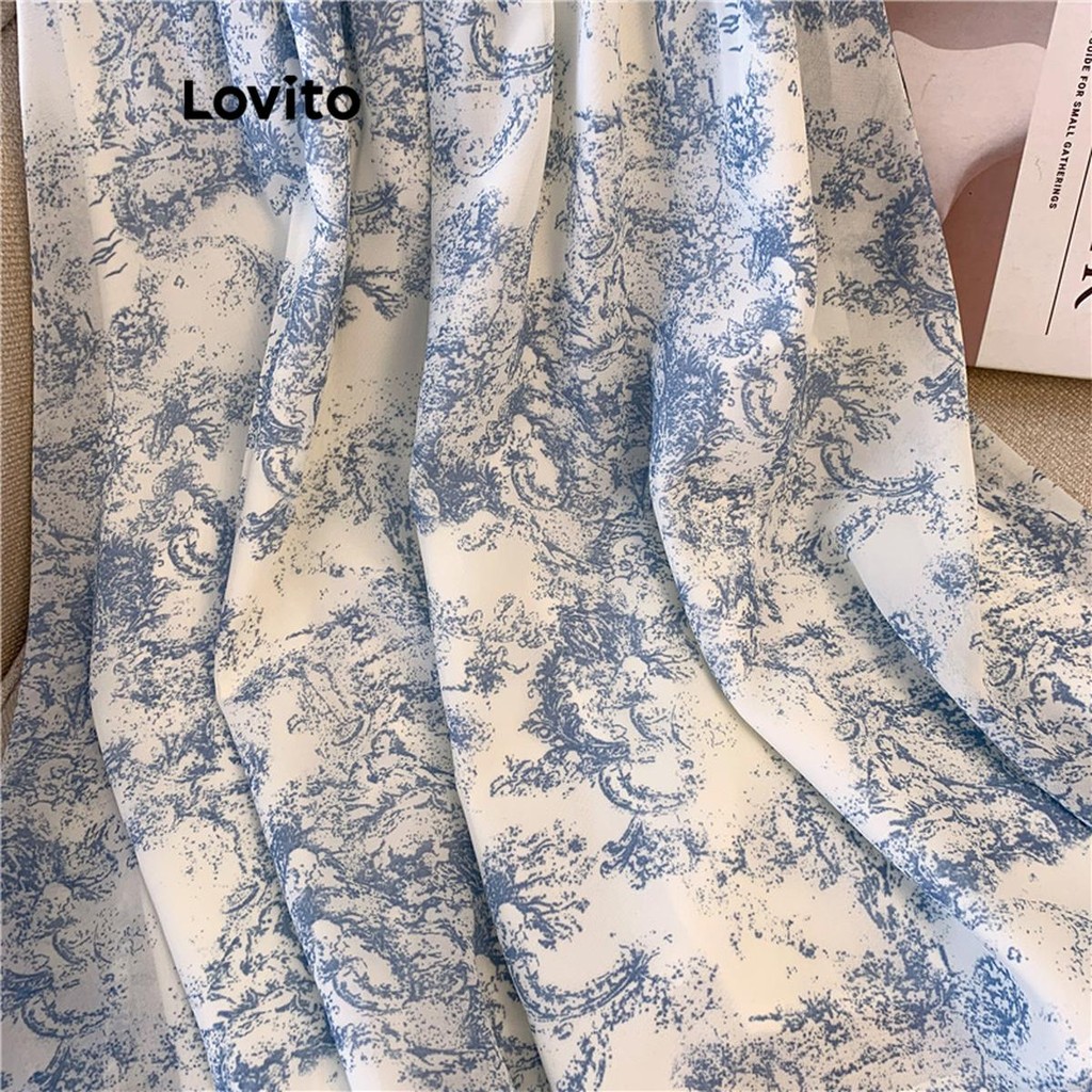 Detalhes do Lovito Regata Casual Ditsy Floral Regata Feminina LNM71059