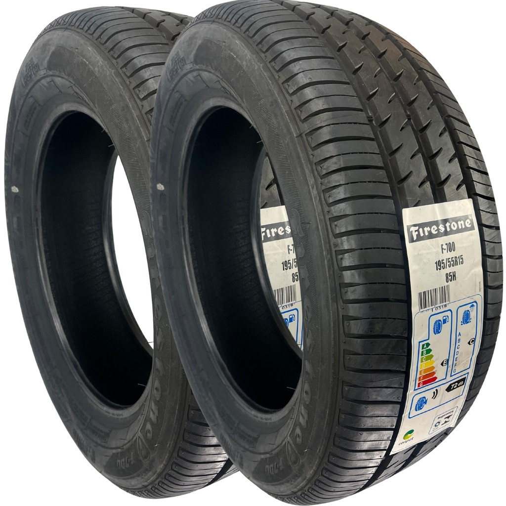 Kit 2 Pneus 195/55R15 Firestone XL F-700 85H Aro 15 Original Onix Gol Uno Palio HB20 Prisma