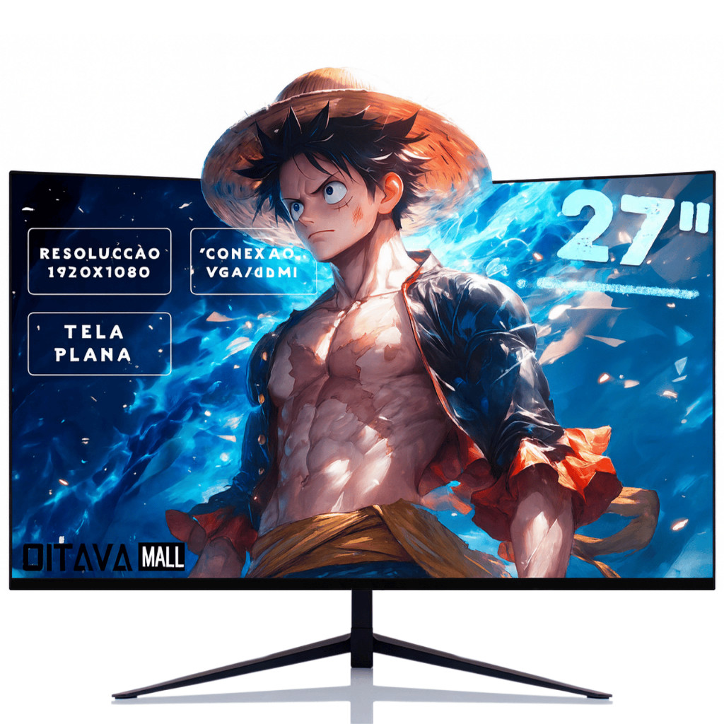 Monitor Gamer LED IPS 27" Full HD 75Hz 5ms HDMI Design Slim Borda Infinita em Oferta na Shopee