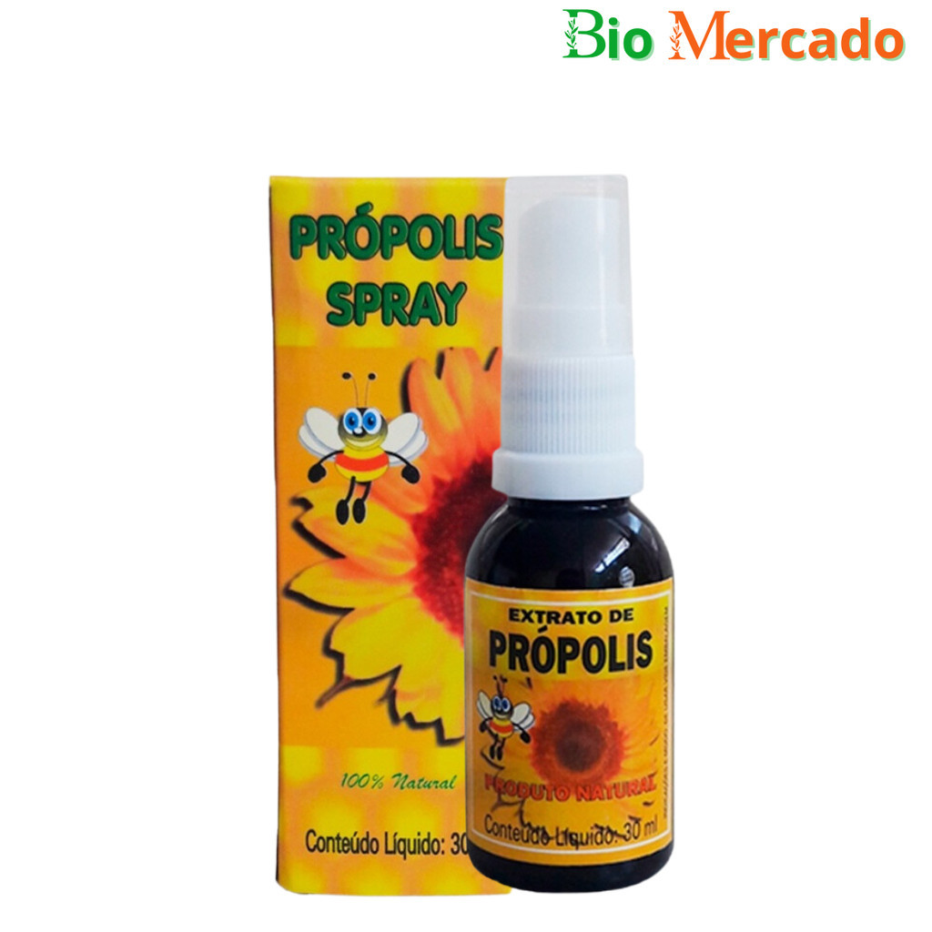 Kit 3  Extrato De Própolis Spray 30ml Mel Puro Original - Revenda