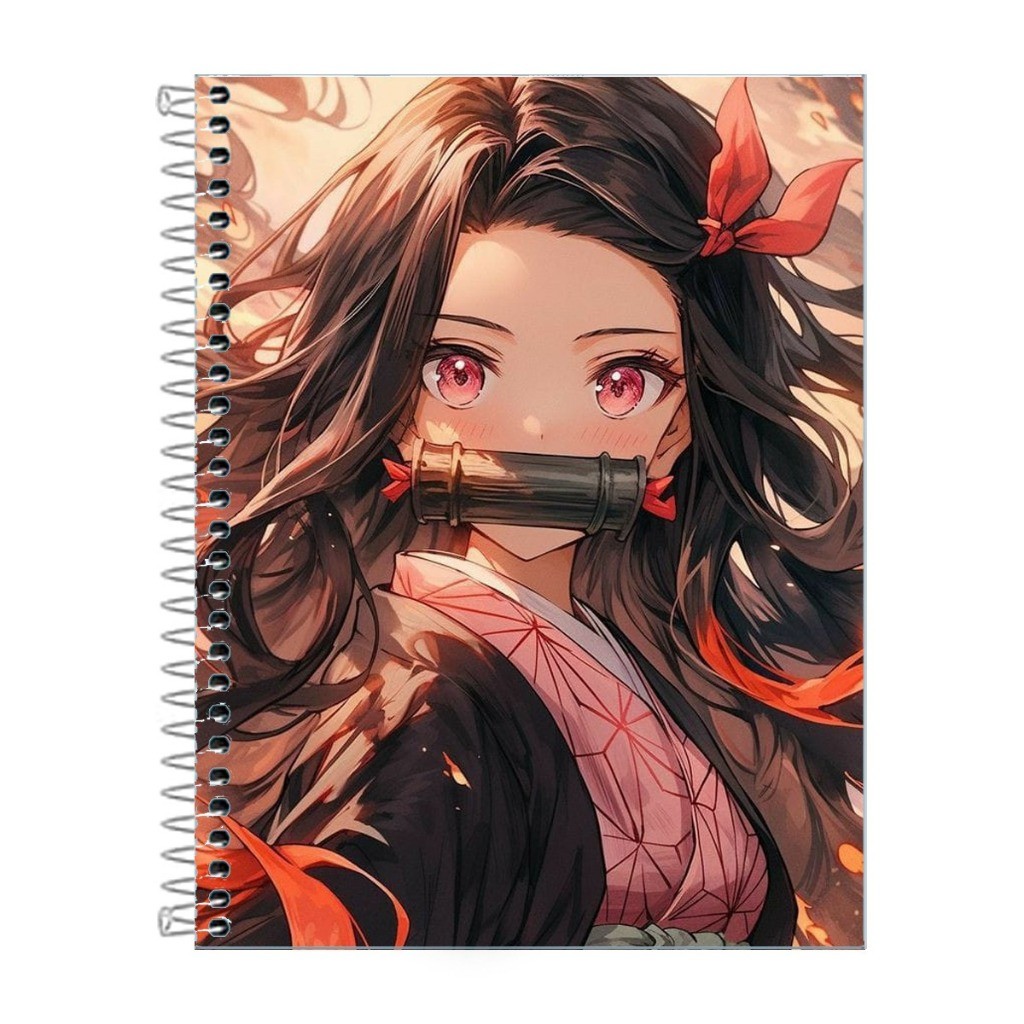 Caderno Nezuko Escolar 1, 10   ou 20 matérias em Oferta na Shopee