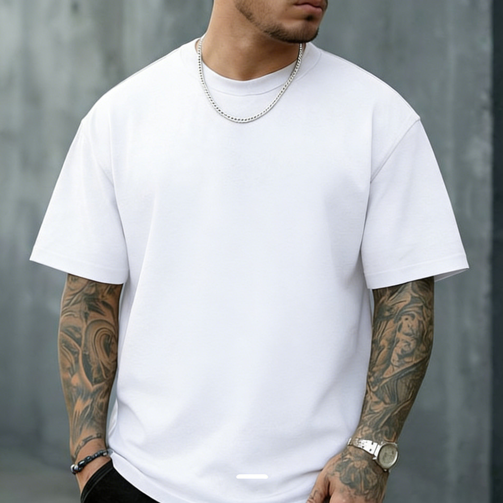 0619 MD Blusa branca básica camiseta academia camisetas oversized masculina camisa oversized